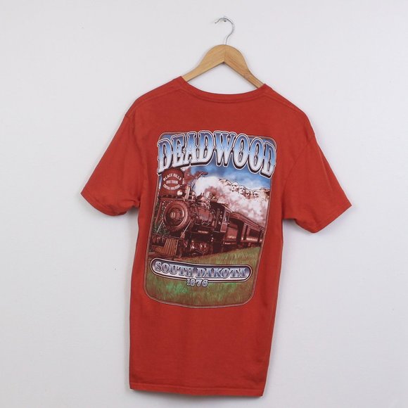 Fruit of the Loom Other - South Dakota Shirt Adult Medium Orange Deadwood